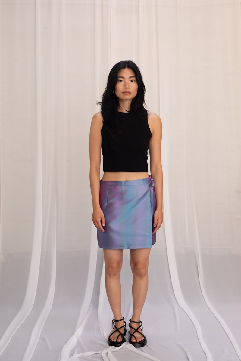 Neon shop envelope skirt